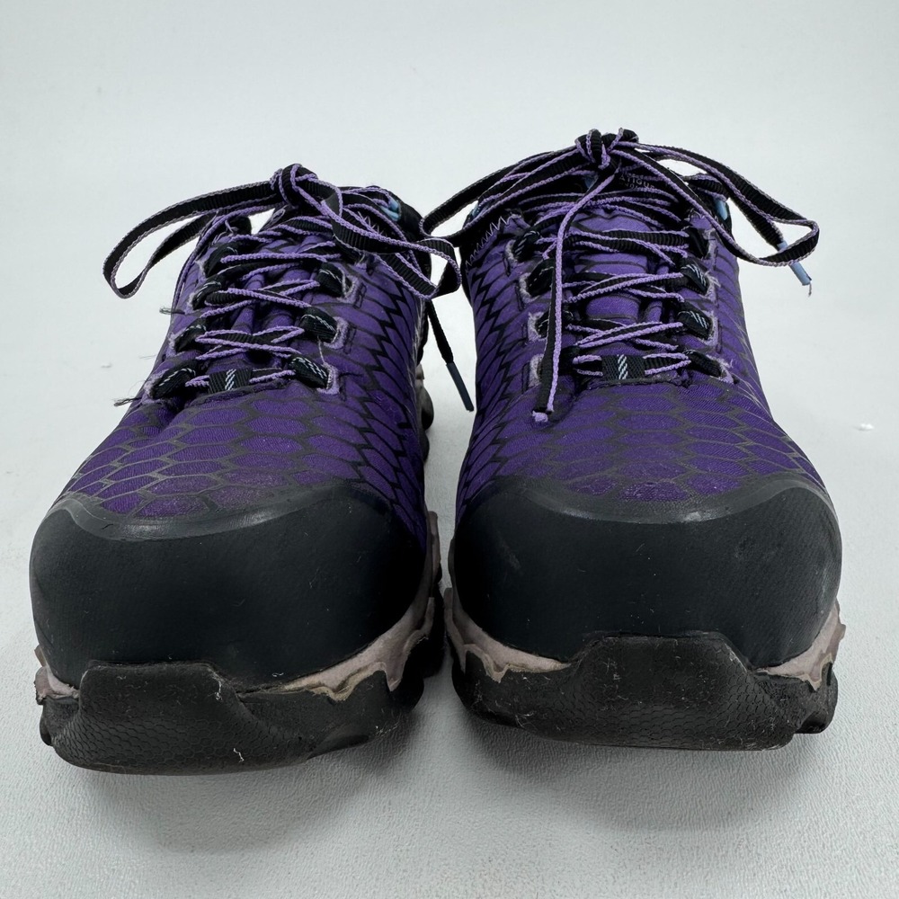 Timberland Pro A1791 Work Shoes WOMENS Black Purple Lace Up Comp Toe SIZE 9 - Picture 11 of 15